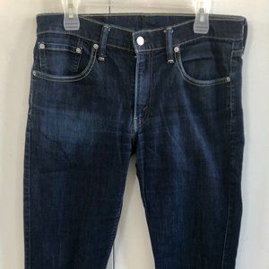 LEVIS SLIM FIT JEANS MENS 32 x 32 - DARK INDIGO